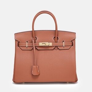 New Brown Leather Bag with Crossbody/Shoulder Strap